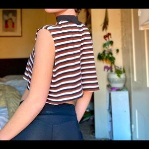 AWESOME cropped turtle neck tank